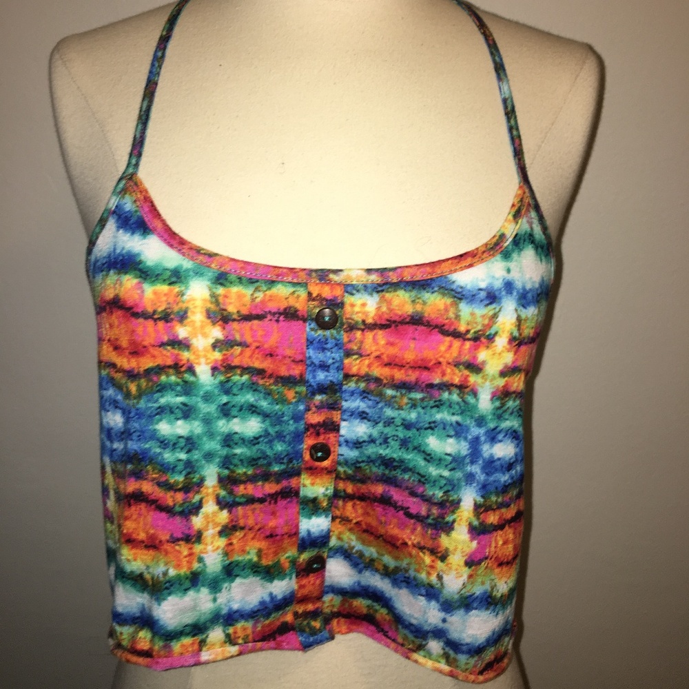 Rainbow Crop Tank Top
